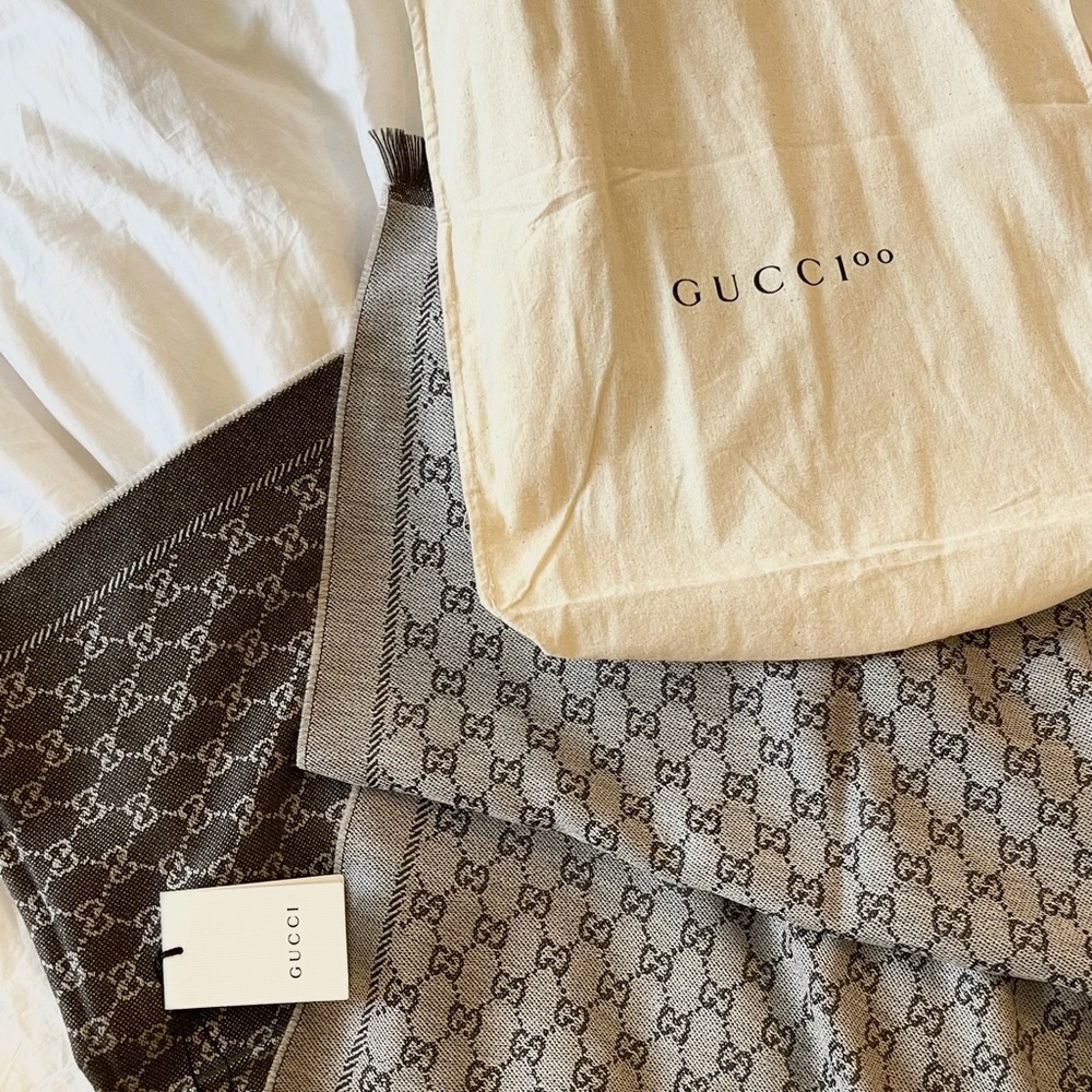 Authentic Gucci Reversible Scarf